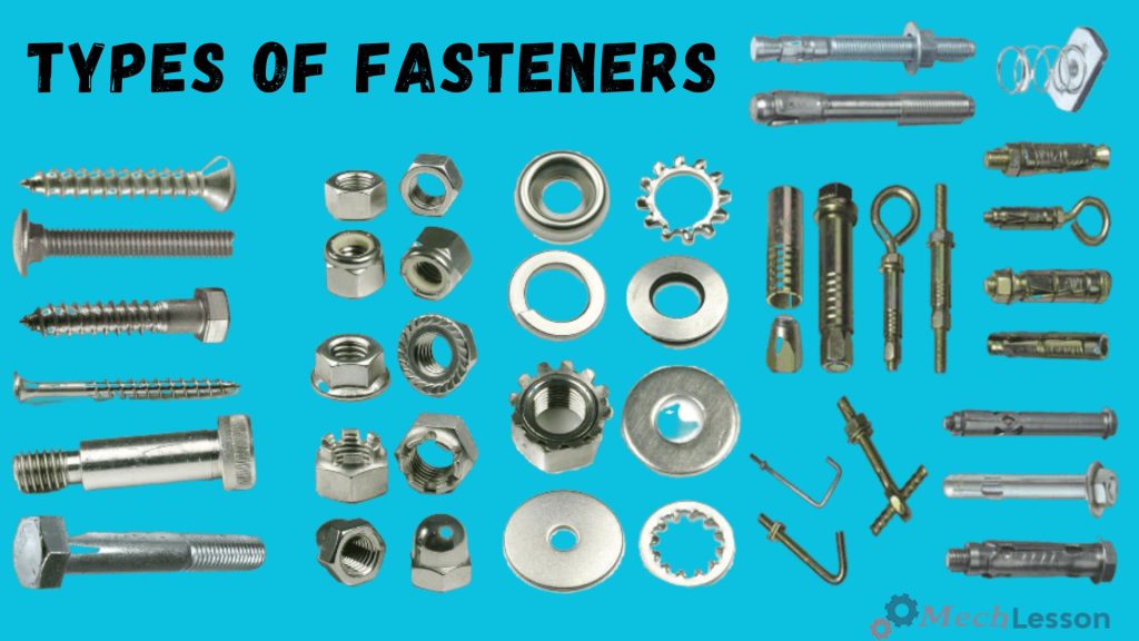 Types of fasteners