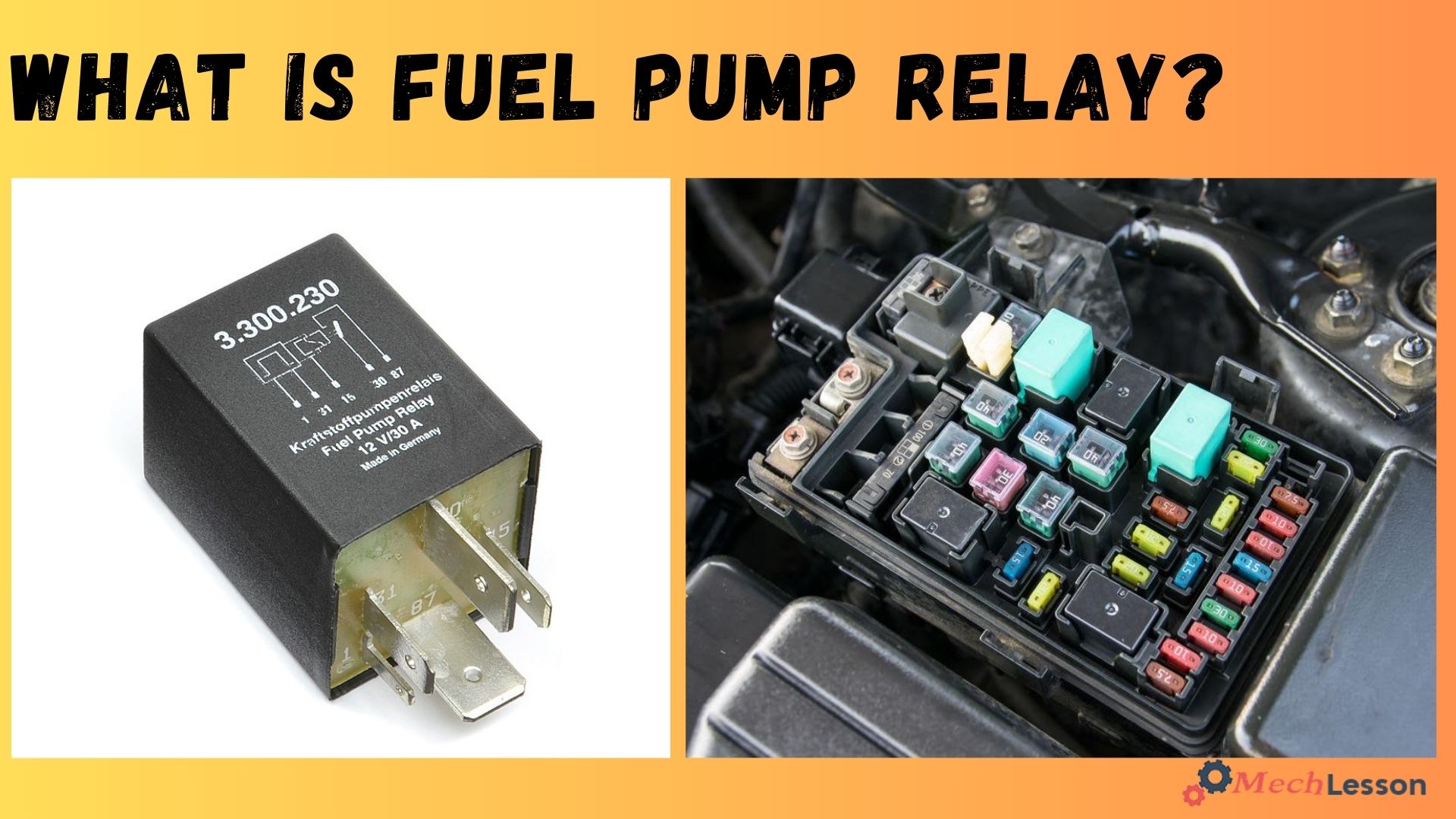 fuel pump relay