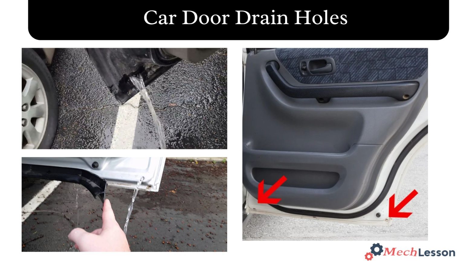 Car Door Drain Holes