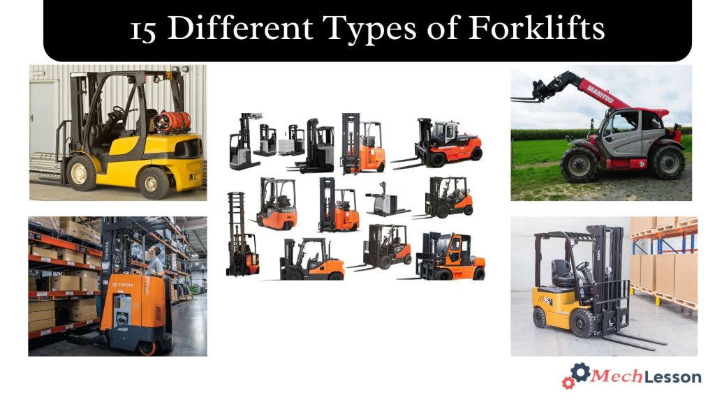 15 Different types of forklifts