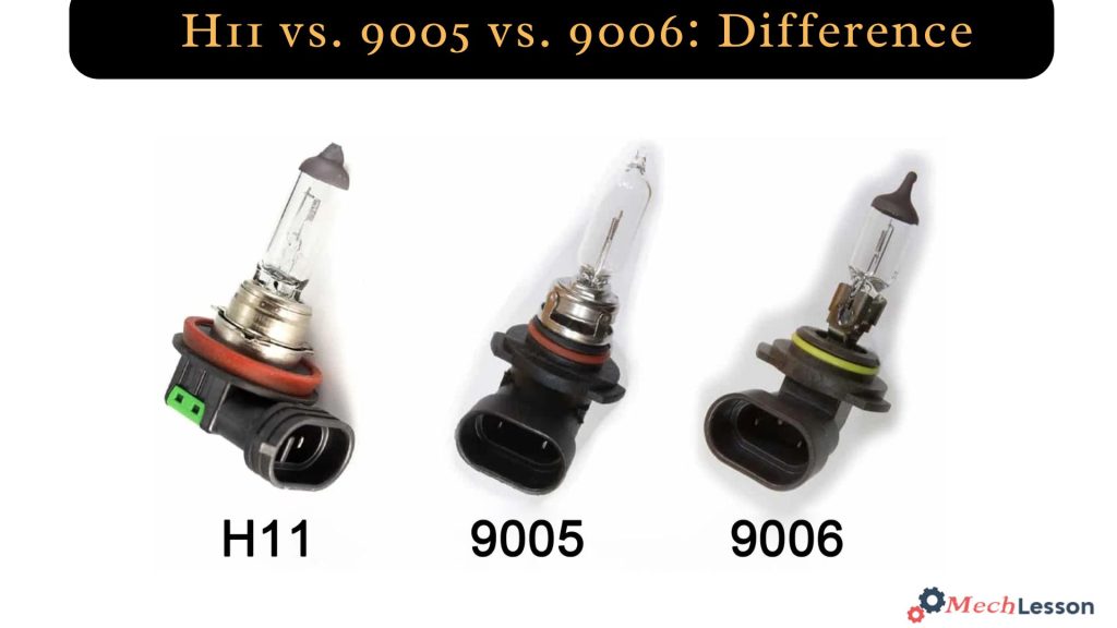 9005 vs. 9006 vs. H11 headlight bulbs