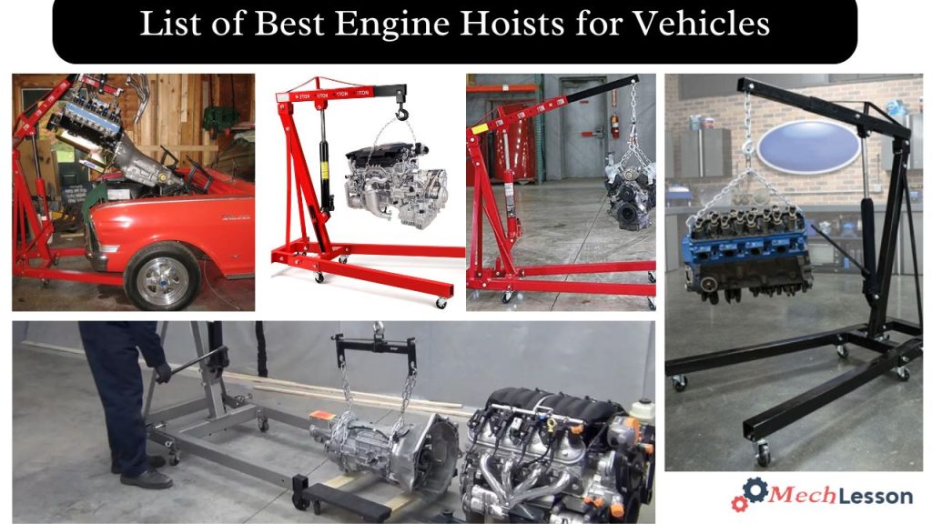 List of Best Engine Hoists for Vehicles