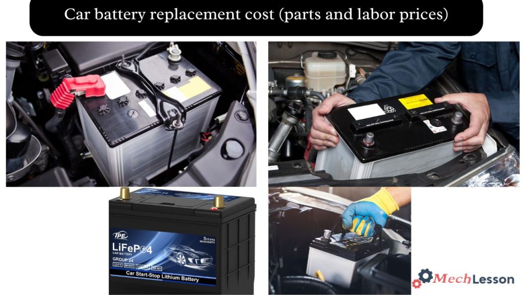 Car battery replacement cost (parts and labor prices)