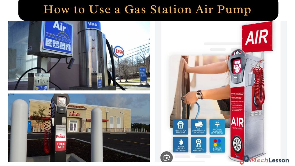 How to Use a Gas Station Air Pump