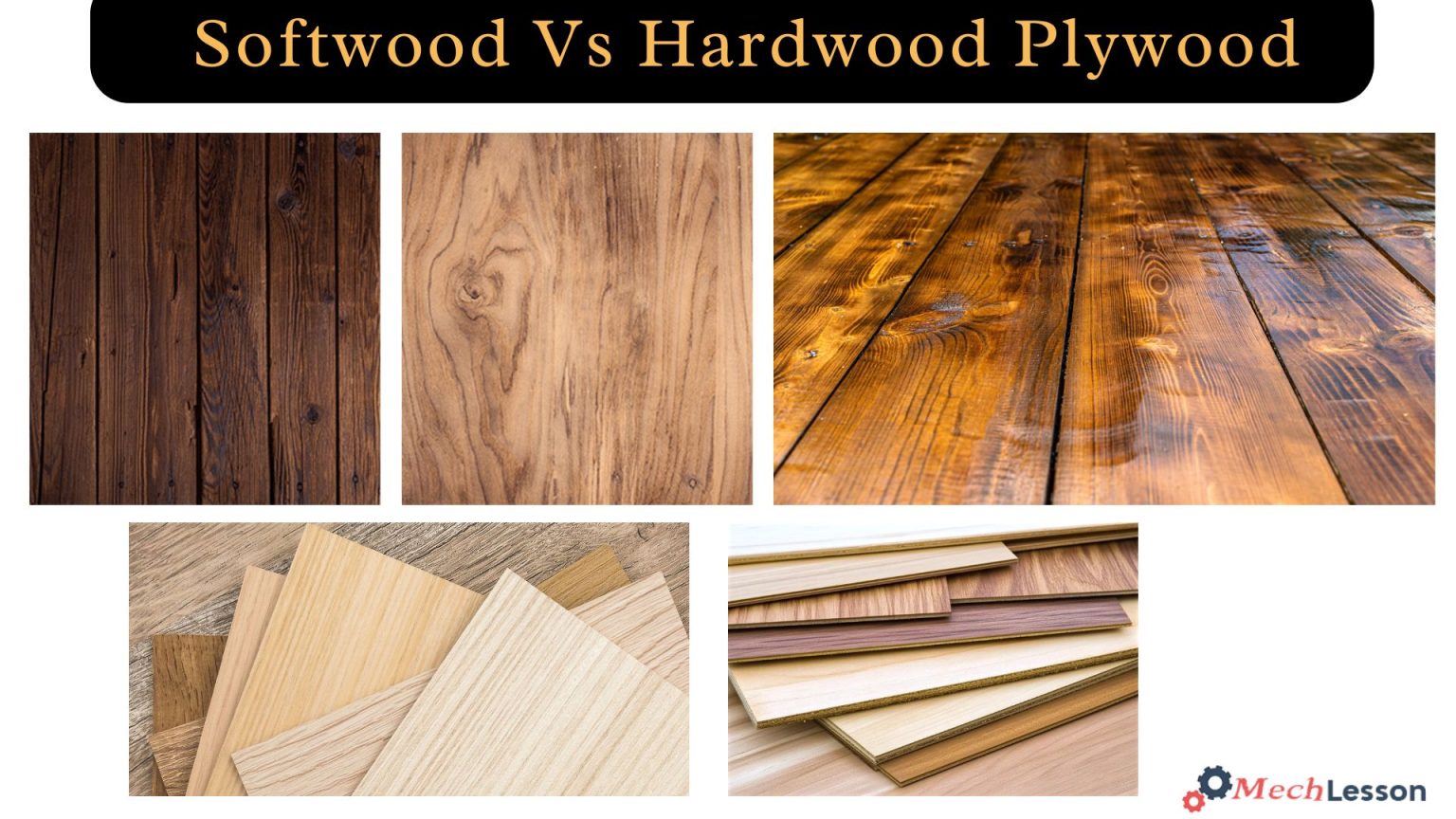 Softwood plywood vs hardwood plywood