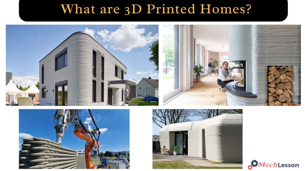 3D printed houses