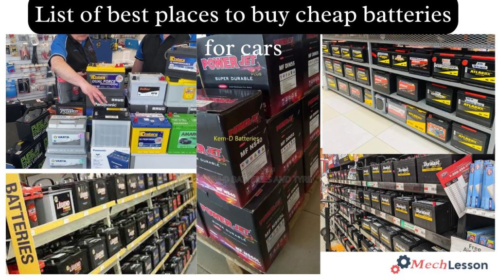 List of best places to buy cheap batteries for cars