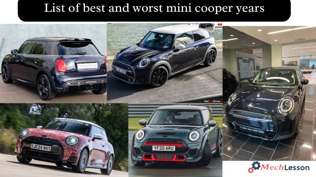 List of best and worst mini cooper years