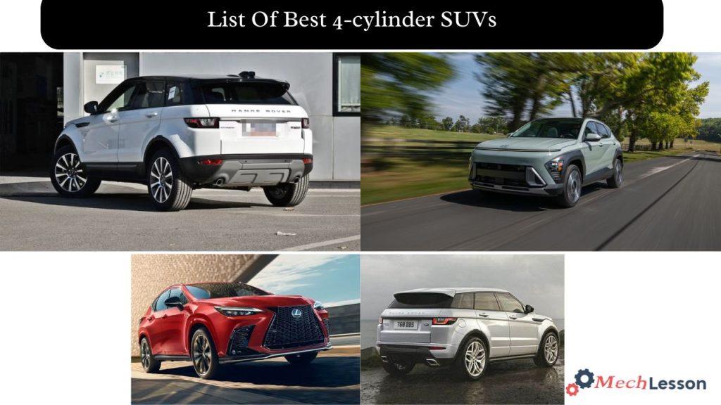 List Of Best 4-cylinder SUVs