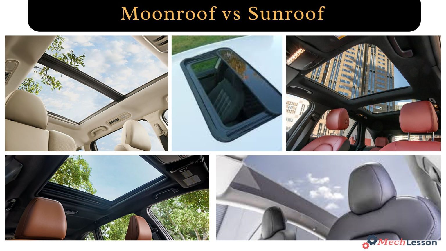 Sunroof and Moonroof