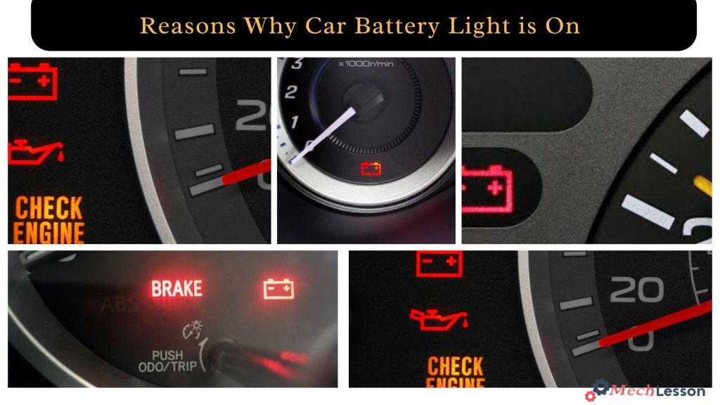 Reasons Why Car Battery Light is On