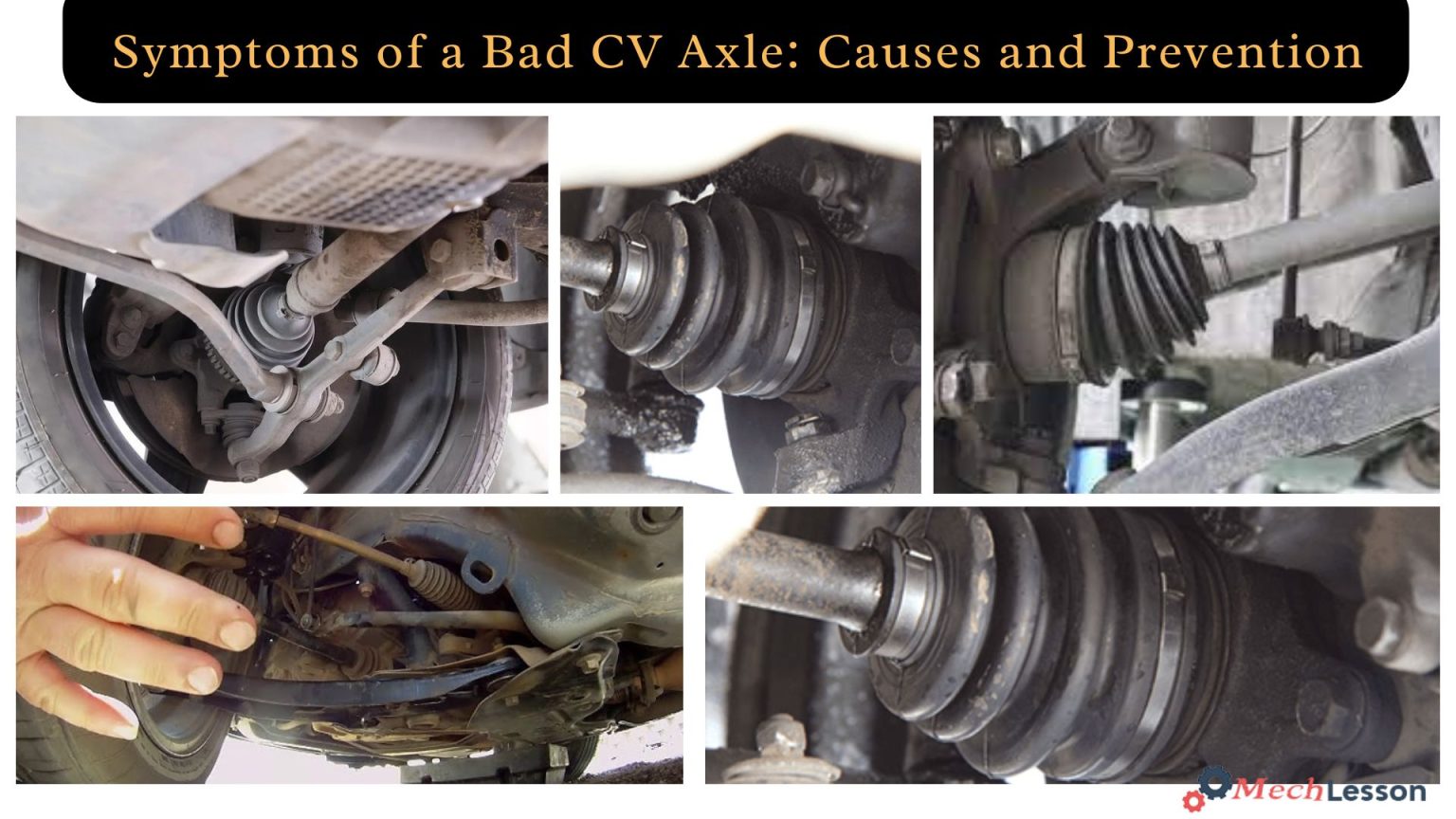 Symptoms of a Bad CV Axle: