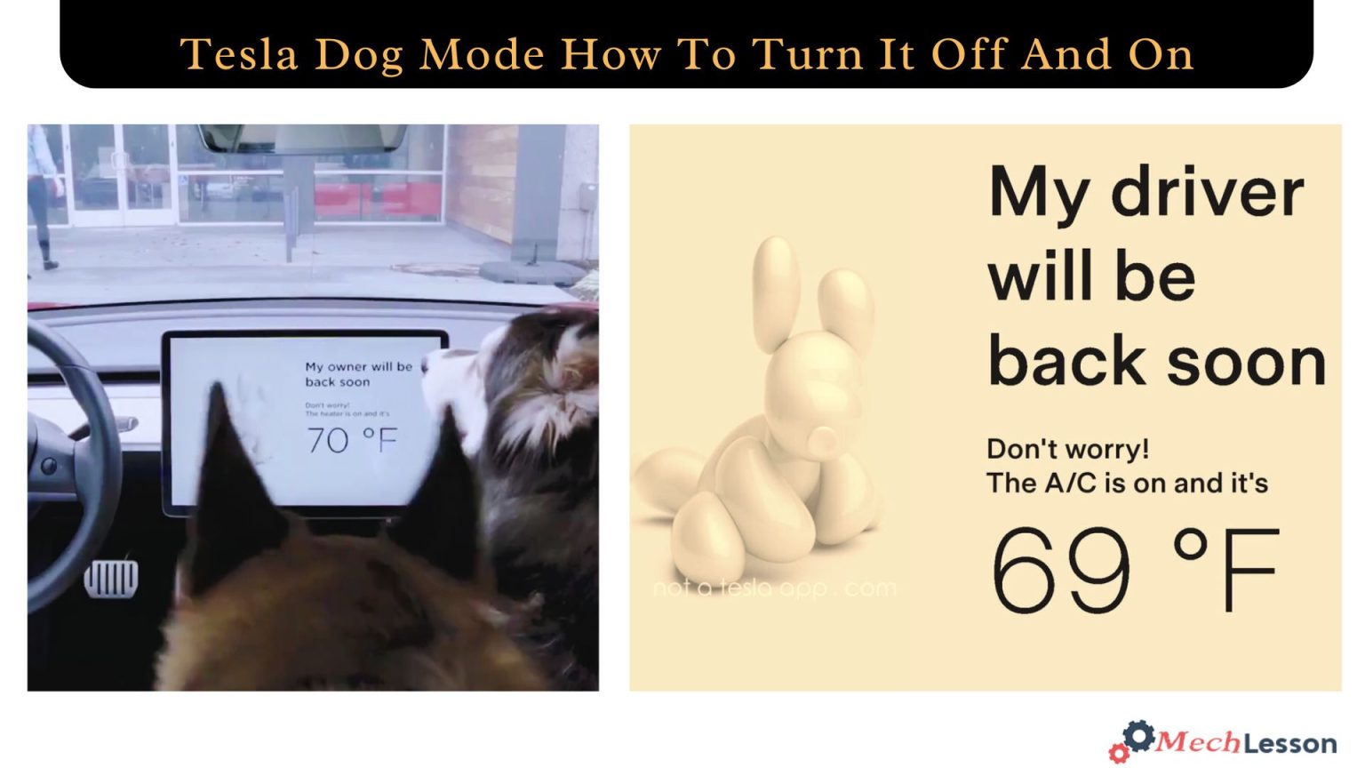 What is Tesla Dog Mode and How To Turn It Off And On?