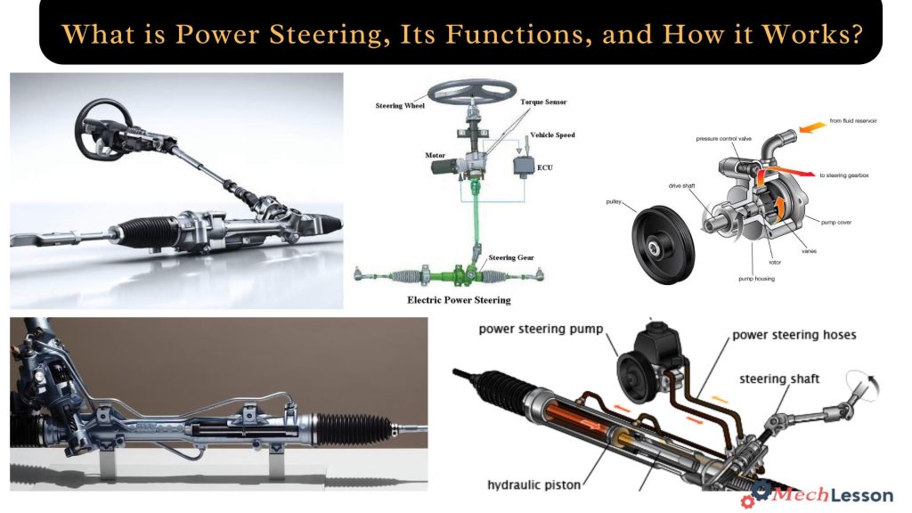 What is Power Steering, Its Functions, Diagram, and How it Works?